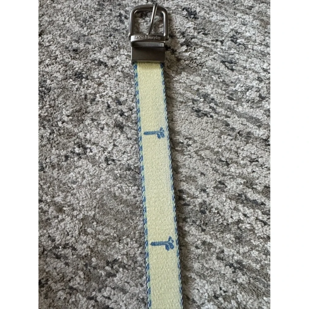 Doc‎ Murphy Womens Reversible Gold Tee Belt Sz 30